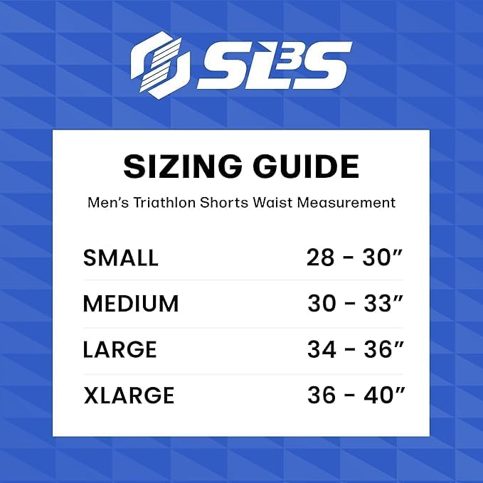 SLS3 Triathlon Shorts - Men's Padded Tri Shorts with 2 Pockets, Medium Compression