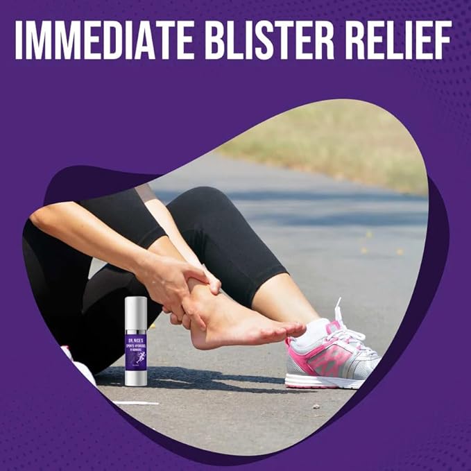 Dr. Nice's Sports Hydrogel - For Runners | Soothes Blister & Chafe |All-natural | Designed for Runners and Athletes | Hydrogel for a Comfortable Running Experience (30ml)