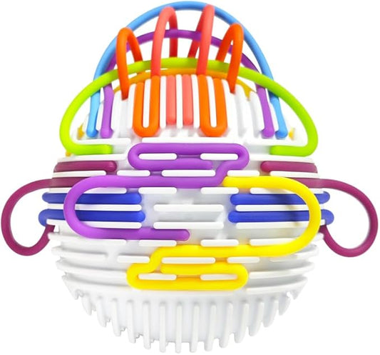 Sensory Fidget Toys Activity Ball Includes 24 Strings for 3+ Kids & Adults with Autism, Calming Anxiety ADHD Occupational Therapy Toys