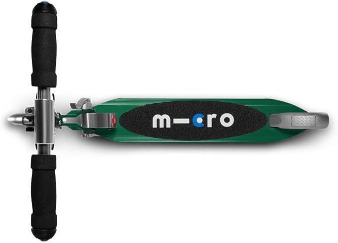 Micro Kickboard | Sprite LED | 2 Wheeled | Fold-to-Carry | Lightweight Swiss-Designed Micro Scooter | Light-Up Wheels| Children and Teens, Ages 6+