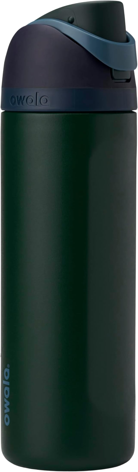 Owala FreeSip Insulated Stainless Steel Water Bottle with Straw, BPA-Free Sports Water Bottle, Great for Travel, 24 Oz, Lost Signal