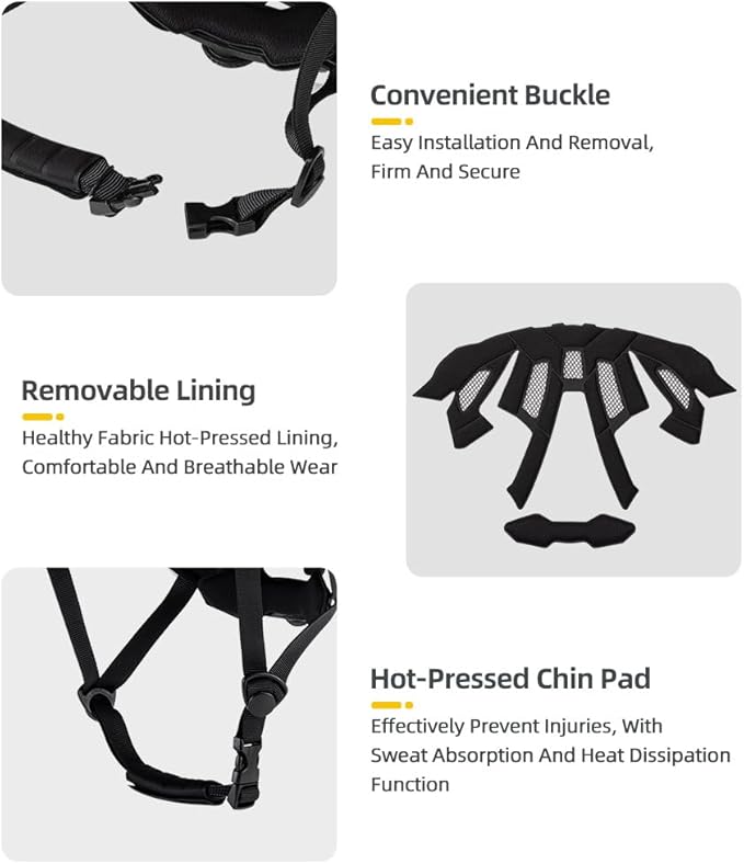 Lixada Adult Bike Helmet Mountain Helmet Road Bike Helmet Adjustable Dial Removable Visor Ventilation Cycling Helmet for Men Women 55-61cm