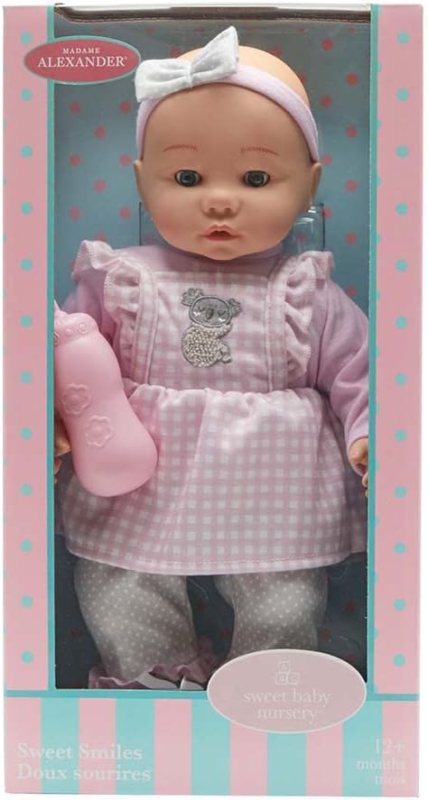 Madame Alexander 14-Inch Sweet Smiles Cuddly Koala Doll, Light Skin Tone