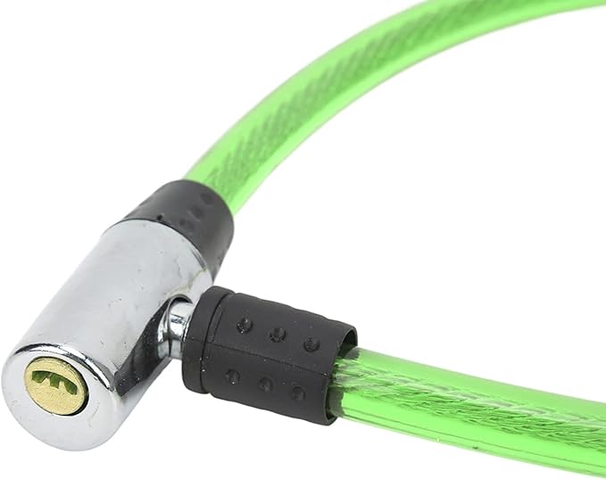 Bike Lock Cable with Key Steel Wire Portable Cable Lock Security Bike Lock for Bike Motorcycle Gate 3 Colors