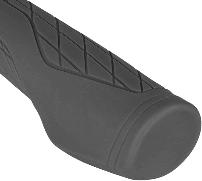 SOLODRIVE Ergonomic Design Mountain Bike Grips, Comfortable Bicycle Handlebar Grips, Single Lock-on and Non-Slip MTB Handle, Fit MTB, E-Bike, Hybrid, Scooter