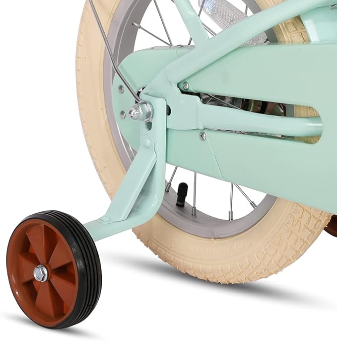 JOYSTAR Girls Bike for 2-12 Years Old Toddlers and Kids, 12" 14" 16" 18“ Retro Style Kids Bike with Training Wheels, 20 Inch Children Bicycle with Kickstand