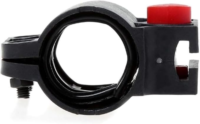 Black Universal Bike U-Lock Mount, Adjustable Frame Bracket, Mount for Road and Mountain Bikes