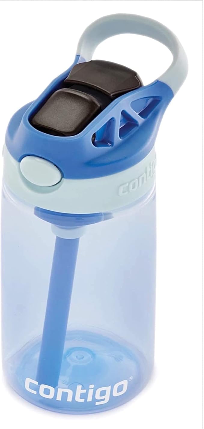 Contigo Kids Straw Water Bottle with AUTOSPOUT Lid, 14oz, Cotton Candy
