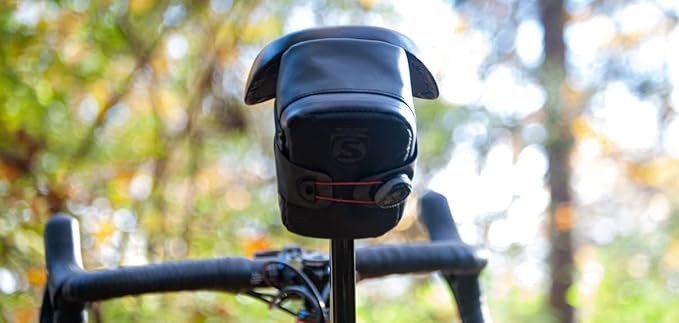 SILCA Mattone Grande | Bicycle Seat Bag Secured by BOA Capture System | YKK Waterproof Zipper | 77 Cubic Centimeters of Storage Space | Bike Saddle Bag