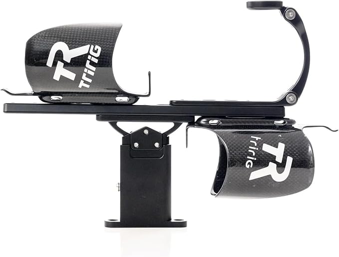TRIRIG - BTA Elevator - Between The Arms (BTA) Adjustable Hydration Bike Mount Setup - Universal Compatibility with Standard Water Bottle Cage Spacing, T6-6061 Alloy and Multi-Bottle System Capacity