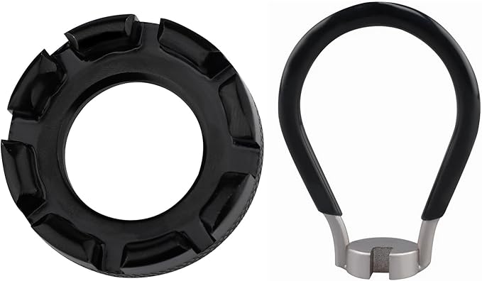 Bike Spoke Adjustment Wrench Bicycle Rim Truing Tool Set,6 Sizes 8 way Wrench Tool,6 in 1 Bike Wheel Spoke Tool for Truing and Repairing Cycling Wheels