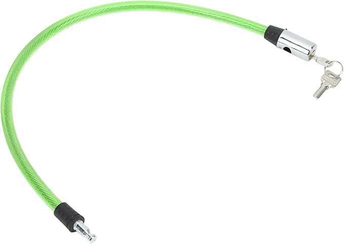 Bike Lock Cable with Key Steel Wire Portable Cable Lock Security Bike Lock for Bike Motorcycle Gate 3 Colors