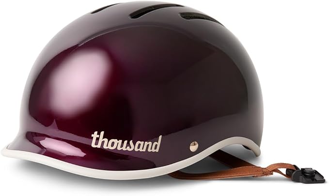 Thousand Heritage 2.0 Adult Bike Helmet; The Original Low Profile Retro Commuter Cycling Helmet Safety Certified for Bicycle Skateboard Skating Roller Skates; for Men & Women