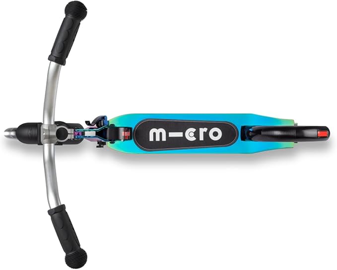 Micro Scooters | Cruiser LED Children's Scooter | Handlebar Adjustable | Lightweight | Light Up Wheels | Foldable | 6-12yrs | Boys & Girls