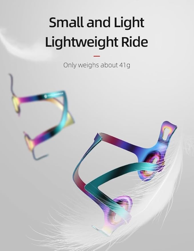 Premium Aluminum Alloy Bike Cup Holder - - Durable Water Bottle Cage for Bicycle, Road Bike, Mountain Bikes (Multicolor)