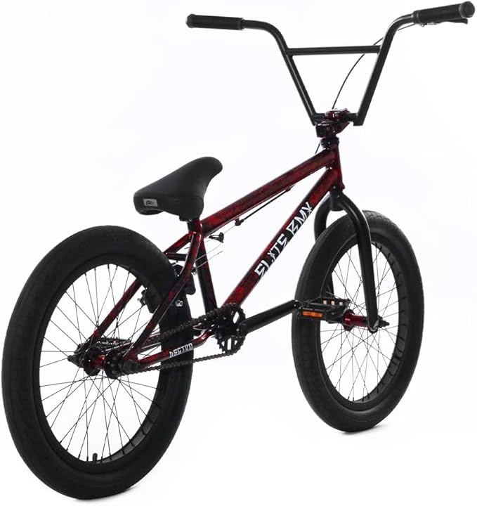 Elite BMX Bicycle 18", 20" & 26" Model Freestyle Bike - 3 Piece Crank