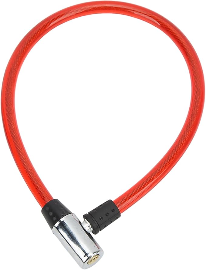 Bike Lock Cable with Key Steel Wire Portable Cable Lock Security Bike Lock for Bike Motorcycle Gate 3 Colors