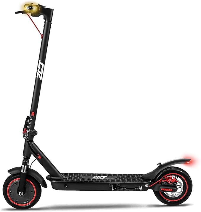 Electric Scooter Adults, Foldable 8.5" Tires E Scooter for Adults, 19 Mph, 350W Motor Fast Cooter, Kick Scooters Max 21 Miles Long Range for Commuting, Heavy Duty E-Scooter with Dual Braking System