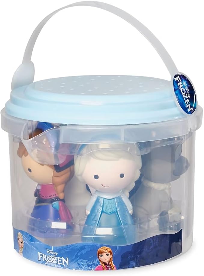 Disney Store Girl's Bath Set (Frozen) - Kids Bath Accessories with Beloved Disney Characters - Colorful and Fun Bath Time Essentials for Kids - Suitable for All Ages