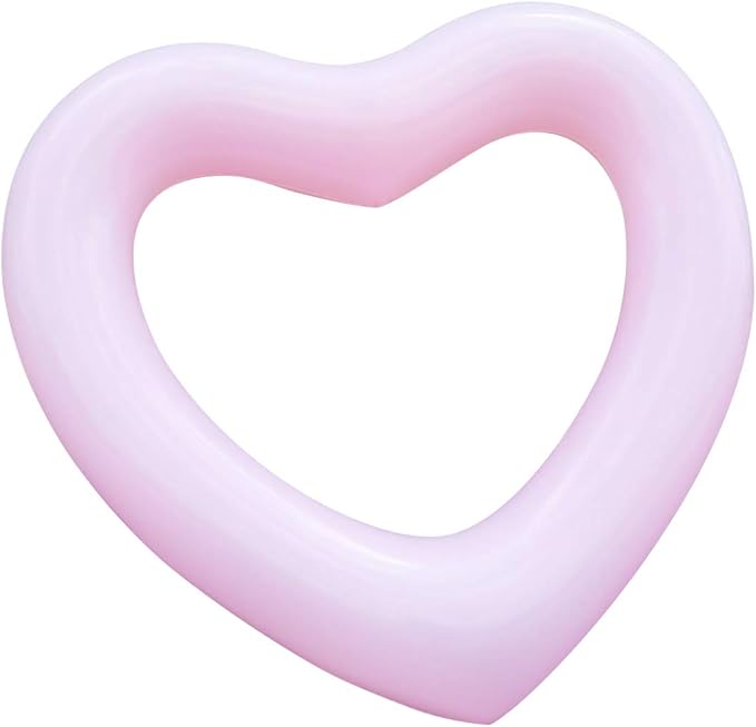 ZHUYNXIR Heart Swimming Pool Float Loungers Tube, Water Fun Beach Party Toys for Kids，Birthday Scene Layout Props.