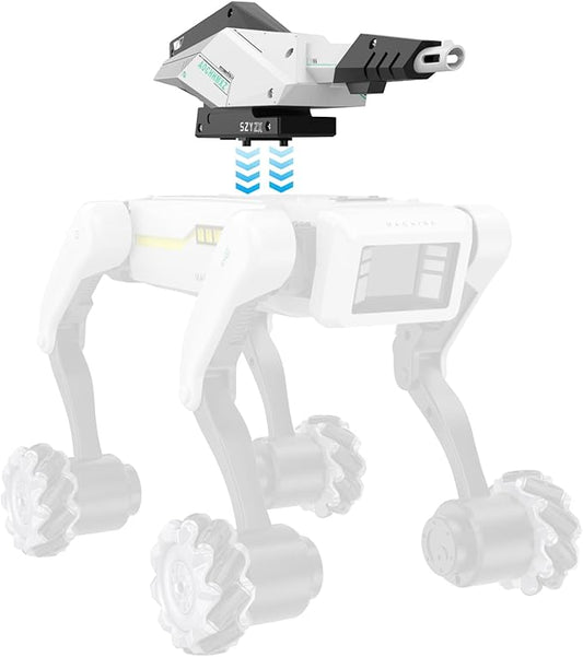 Robot Dog Shooting Turret Accessory: Water Bomb Launcher (Comes with 2 Packs of Water Bombs) – Multiple Gameplay Modes, Fun Target Play, Fits Base Model