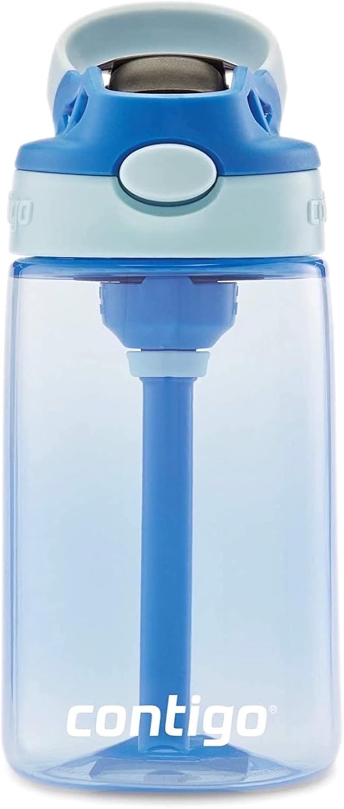 Contigo Kids Straw Water Bottle with AUTOSPOUT Lid, 14oz, Cotton Candy