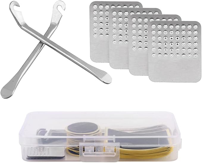 18Pcs Bicycle Tire Patches Puncture Repair Kit