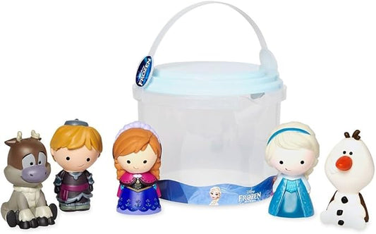Disney Store Girl's Bath Set (Frozen) - Kids Bath Accessories with Beloved Disney Characters - Colorful and Fun Bath Time Essentials for Kids - Suitable for All Ages