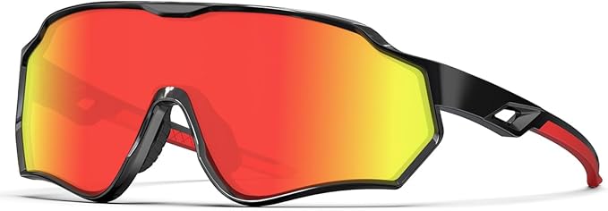 BEACOOL Polarized Running Sunglasses for Men Women UV400 Protection TR90 Sport Sunglasses for Fishing Cycling Baseball