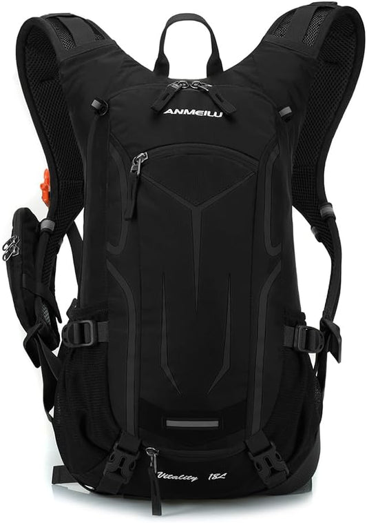 Outdoor Cycling Backpack, 18L, Black