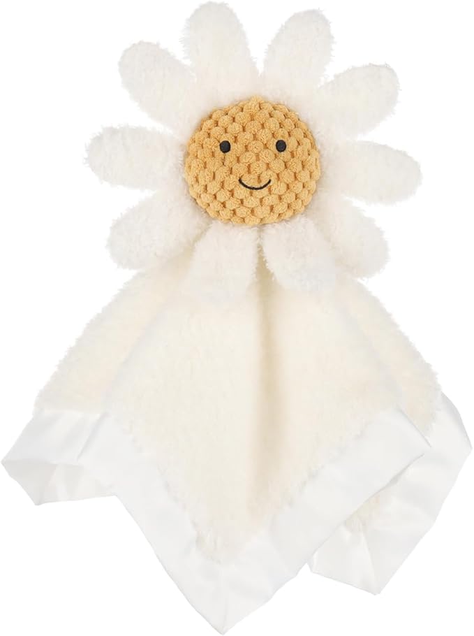 Apricot Lamb Daisy Soft Loveys for Babies, Security Blanket for Baby Boy and Girl for Infant and Toddlers