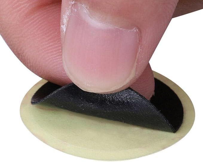 24Pcs Black Bike Tire Patch Kit,Glueless Bike Repair Patch, Round Bike Tube Patches,Bike Inner Tube Repair Kit,Bike Patch Kit for Road and Mountain Bikes Tire Repair Kits