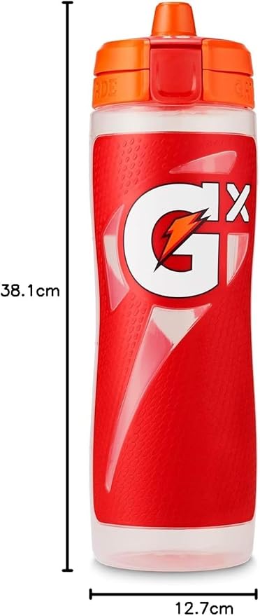 Gatorade Gx Kitchen Hydration System, Non-Slip Gx Squeeze Bottles & Gx Sports Drink Concentrate Pods Yellow, Plastic