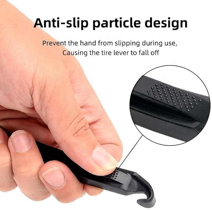 Bike Tire Levers Ultra Strong Bicycle Tire Removal Tool to Repair Bicycle Tube for Road & Mountain Bike Tires Repair Kits Tool (Metals Material)