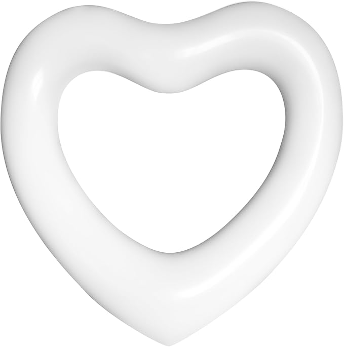 ZHUYNXIR Heart Swimming Pool Float Loungers Tube, Water Fun Beach Party Toys for Kids，Birthday Scene Layout Props.