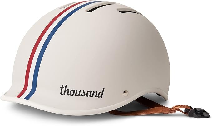Thousand Heritage 2.0 Adult Bike Helmet; The Original Low Profile Retro Commuter Cycling Helmet Safety Certified for Bicycle Skateboard Skating Roller Skates; for Men & Women