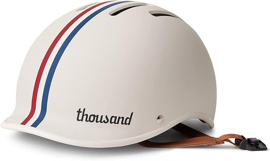 Thousand Heritage 2.0 Adult Bike Helmet; The Original Low Profile Retro Commuter Cycling Helmet Safety Certified for Bicycle Skateboard Skating Roller Skates; for Men & Women