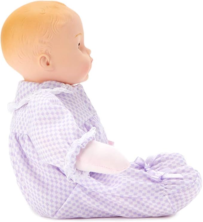 Madame Alexander 12" Lavender Check Huggums, Light Skin Tone