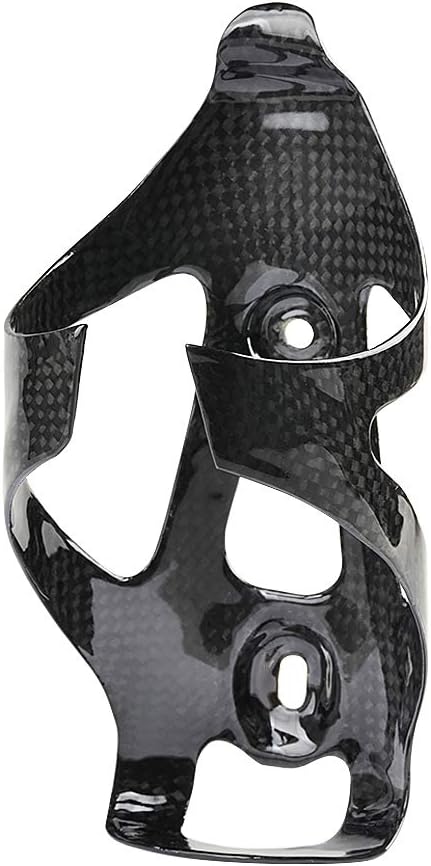 Full Carbon Fiber Bicycle Water Bottle Cages Holder Brackets with Titanium Bolts Pack of 2
