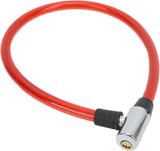 Bike Lock Cable with Key Steel Wire Portable Cable Lock Security Bike Lock for Bike Motorcycle Gate 3 Colors