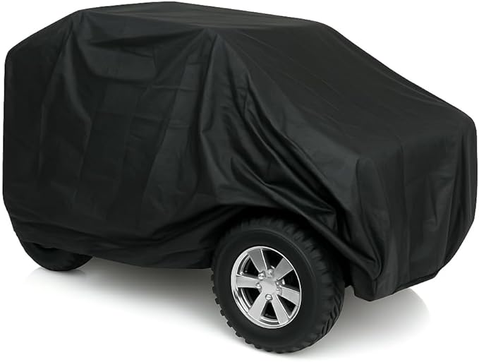 Waterproof Ride-On Toy Car Cover for Kids Electric Vehicles – Outdoor Black Dustproof & UV-Resistant for Ride-On Cars, 51x29.5x26in