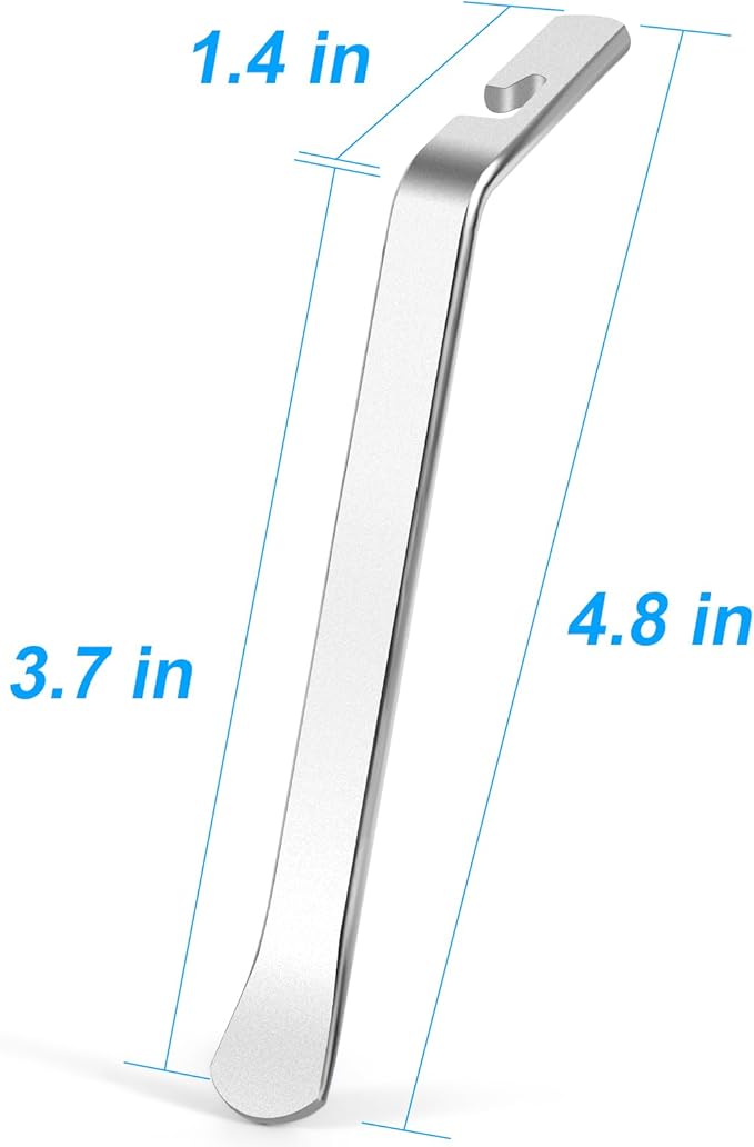4pcs Bicycle Tire Pry Bar, Tire Scoop, Professional Tire Removal Tool, Tire Lever, High Grade Stainless Steel Tire Lever, Repair Bicycle Inner Tube, Best Tire Changing Tool
