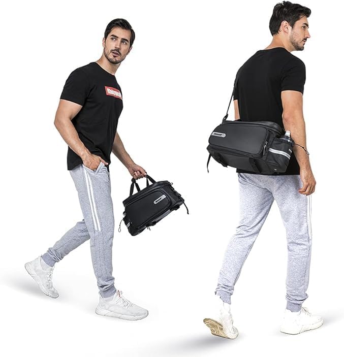 Bike Trunk Bag Bike Pannier Bag Bike Rack Bag Rear Seat Bag Handbag for Bicycle Cargo Rack Saddle Bag Luggage Bag Bicycle Commuter Bag Shoulder Bag