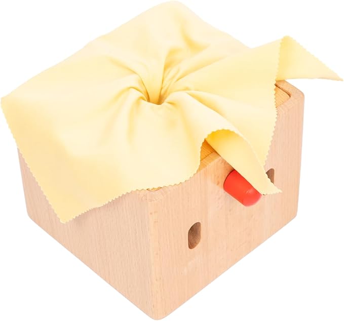 Adena Montessori Play Kit for 5-6 Months Baby,8 in 1 Learning Educational Toys for Toddler,Include Rainbow Spining Drum,Mirror Puzzle,Baby Tissue Box and More,Christmas Birthday Gift for Boys Girl