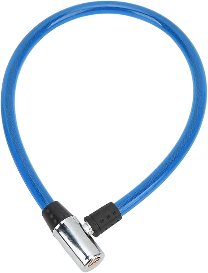 Bike Lock Cable with Key Steel Wire Portable Cable Lock Security Bike Lock for Bike Motorcycle Gate 3 Colors