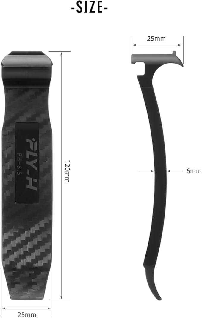 FLY_H Bike Tire Levers Road Mountain Bike Tires Portable Bike Tire Tyre Changing Tool Save Time and Effort Bicycle Tire Levers Bicycles Vacuum and Non Vacuum Tires Tool Accessories 2 Pack-Black