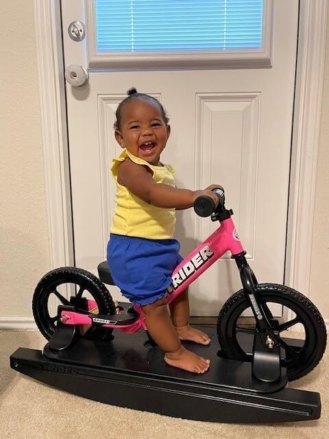 Strider 12” - Helps Teach Baby How to Ride a Balance Bicycle - for Kids 6 Months to 4 Years - Easy Assembly & Adjustments