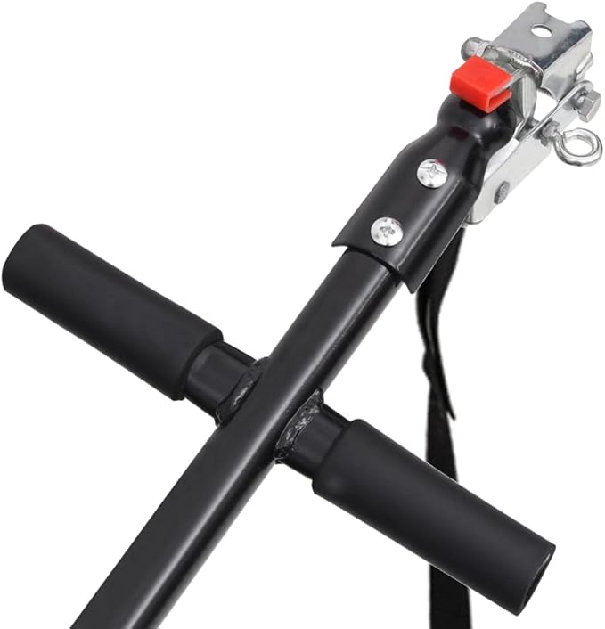 Bike Cargo Trailer Black 13.2 gal, Bicycle Cart Wagon Trailer w/Hitch, 330.7 lb Max Load Steel Frame Heavy Duty Bicycle Cargo Wagon Trailer for Carrying Stuff Luggage Plants Tools