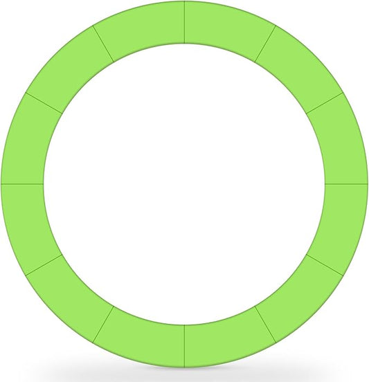 AW 12/13/14/15FT Trampoline Spring Cover Replacement Trampoline Safety Pad Trampoline Accessories, UV-Resistant, PVC EPE Foam Protection Blue/Multicolor/Green