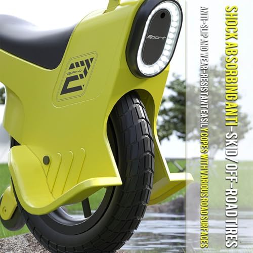 12in Hand Push Unicycle for Kids,Light Unicycle Bikes with Light/Handrails/Auxiliary Wheels,Kids Unicycle Bicycles,Parent-Child Unicycle Bike,Unicycle Balance Bikes